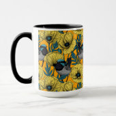 Zachte kreeften en papavers, geel mok (Links)