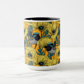 Zachte kreeften en papavers, geel mok (Midden)