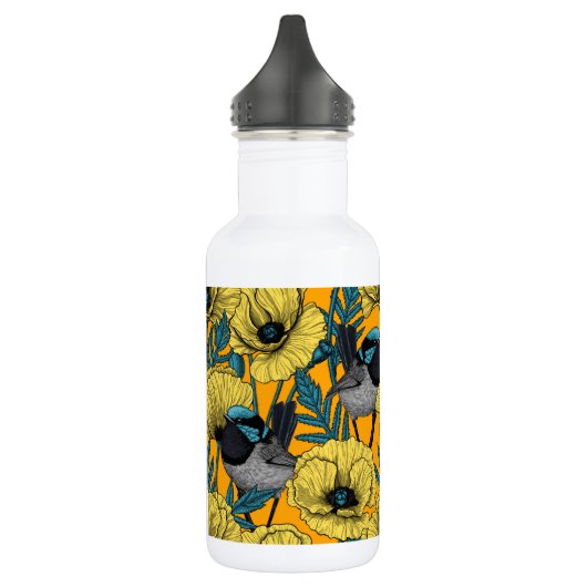 Zachte kreeften en papavers, geel waterfles (Links)