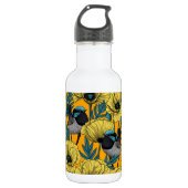 Zachte kreeften en papavers, geel waterfles (Voorkant)