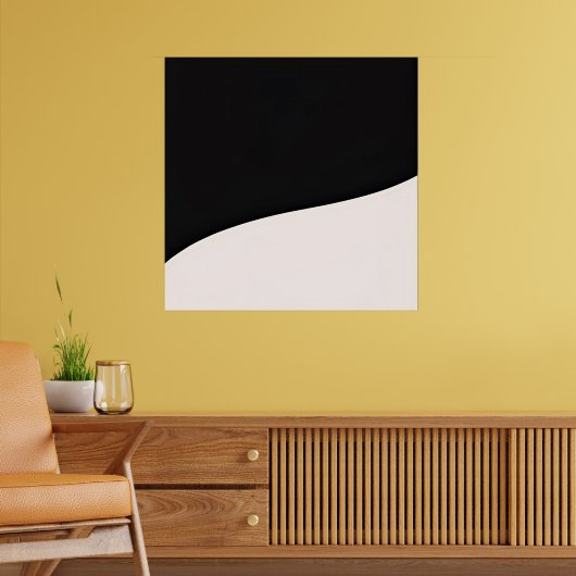 Zachte kromming - Minimalistische Arc Art Print (Woonkamer 2)
