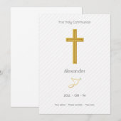 Zachte kruis op reliëf papier kaart (Voorkant / Achterkant)