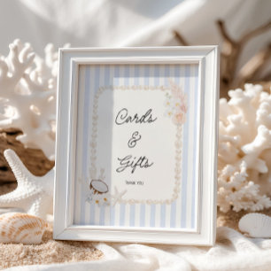 Zachte Kust Bruidsdouche Kaarten & Cadeaus Poster
