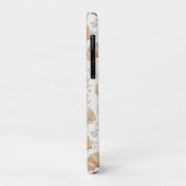 Zachte Kust Zeeschelpen & Koraal Botanisch Case-Mate iPhone Case (Achterkant/links)