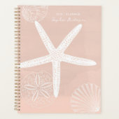 Zachte Kust Zeeschelpen Weekplanner Planner (Voorkant)
