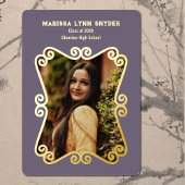 Zachte Lavendel Afstuderen Aankondiging Uitnodigen