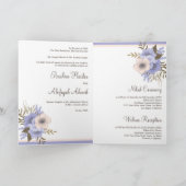 Zachte lavendel bloemige islamitische moslim bruil (Binnen)