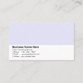 Zachte lavendel delicate dromerige kleur consultin visitekaartje (Achterkant)