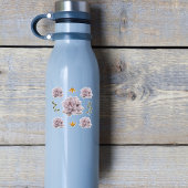 Zachte lavendel Echeveria met de hand getrokken su Sticker