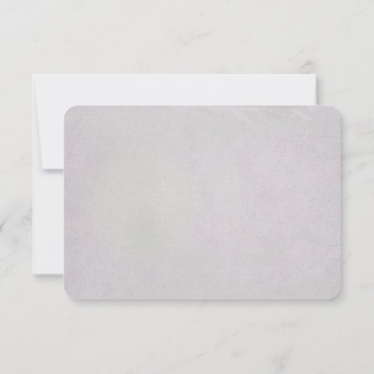 zachte lavendel torn edge RSVP (Achterkant)