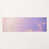 Zachte Lavendel Zonsondergang Wolken Yogamat (Achterkant (horizontaal))
