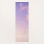 Zachte Lavendel Zonsondergang Wolken Yogamat (Achterkant)