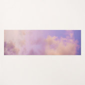 Zachte Lavendel Zonsondergang Wolken Yogamat (Voorkant (horizontaal))