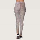 zachte lavendelbloem leggings (Achterkant)