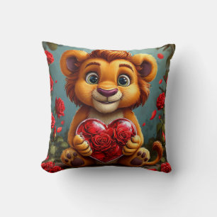 🦁❤️ Zachte Leeuw Liefde Gezellige Decoratie Cadea Kussen