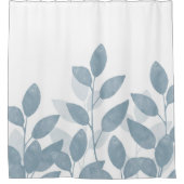 Zachte leisteen Waterverf verlaat Douchegordijn (Voorkant)