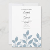 Zachte leisteen Waterverf verlaat Kaart (Voorkant)