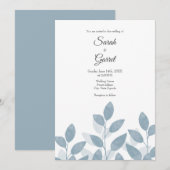 Zachte leisteen Waterverf verlaat Kaart (Voorkant / Achterkant)