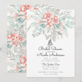 Zachte lente zomer bloemengroen Vrijgezellenfeest Kaart