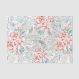 Zachte Lente Zomer Bloemrijke Groene Elegante Trou Tissuepapier
