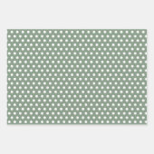 Zachte lentellab pasteelgroen Eucalyptus Wreate Inpakpapier Vel (Voorkant 2)