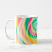 Zachte Levendige Tie Dye Koffiemok (Links)