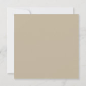 Zachte Licht Beige Achtergrond – Trouwontwerp (Achterkant)