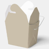 Zachte Licht Beige Achtergrond – Trouwontwerp Bedankdoosjes (Open)