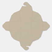 Zachte Licht Beige Achtergrond – Trouwontwerp Bedankdoosjes (Ongevouwen)