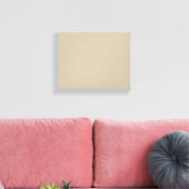 Zachte Licht Beige Achtergrond – Trouwontwerp Canvas Afdruk (Insitu (Woonkamer))