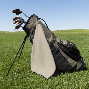 Zachte Licht Beige Achtergrond – Trouwontwerp Golfhanddoek