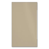 Zachte Licht Beige Achtergrond – Trouwontwerp Magnetisch Visitekaartje (Voorkant Verticaal)