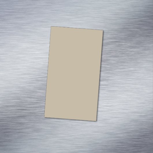 Zachte Licht Beige Achtergrond – Trouwontwerp Magnetisch Visitekaartje (Voorbeeld)