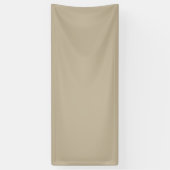 Zachte Licht Beige Achtergrond – Trouwontwerp Spandoek (Verticaal)