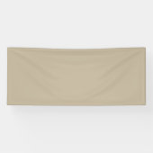Zachte Licht Beige Achtergrond – Trouwontwerp Spandoek (Horizontaal)