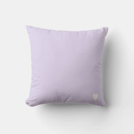 Zachte lila paarse effen pasteltint met hart kussen