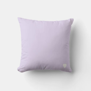 Zachte lila paarse effen pasteltint met hart kussen