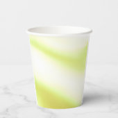 Zachte Lime Print Papieren bekertje Papieren Bekers (Achterkant)