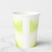 Zachte Lime Print Papieren bekertje Papieren Bekers (Rechts)