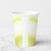 Zachte limoenprint papieren beker (Links)