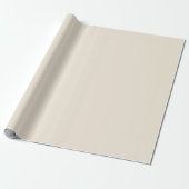 Zachte Linnen Beige Effen Cadeaupapier (Uitgerold)