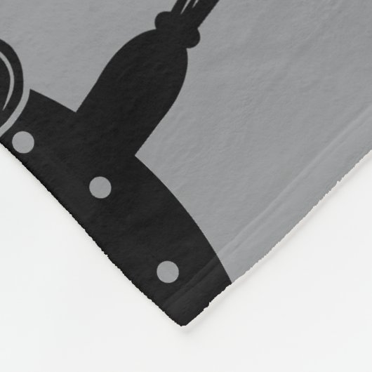 Zachte Logo fleece deken – Gezellig & Stijlvol mer (Hoek)