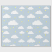 Zachte lucht wolken inpakpapier (Vlak)