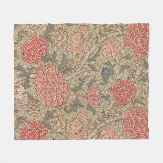 Zachte, luie, 19e pony patterned fleece deken (Voorkant (Horizontaal))