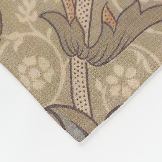 Zachte, luie, 19e pony patterned fleece deken (Hoek)