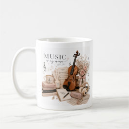 Zachte Luxe Muziek Liefhebber Cadeau Koffiemok