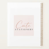 Zachte Luxe Roos Planner (Achterkant)