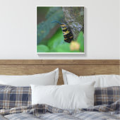 Zachte Macro Natuur Kunst Opgespannen Canvas Print (Insitu (Slaapkamer))