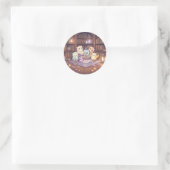 Zachte Magische Uil Bibliotheek Sticker (Tas)