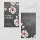 Zachte Magnolia Flower Branch Visitekaartje (Voorkant / Achterkant)